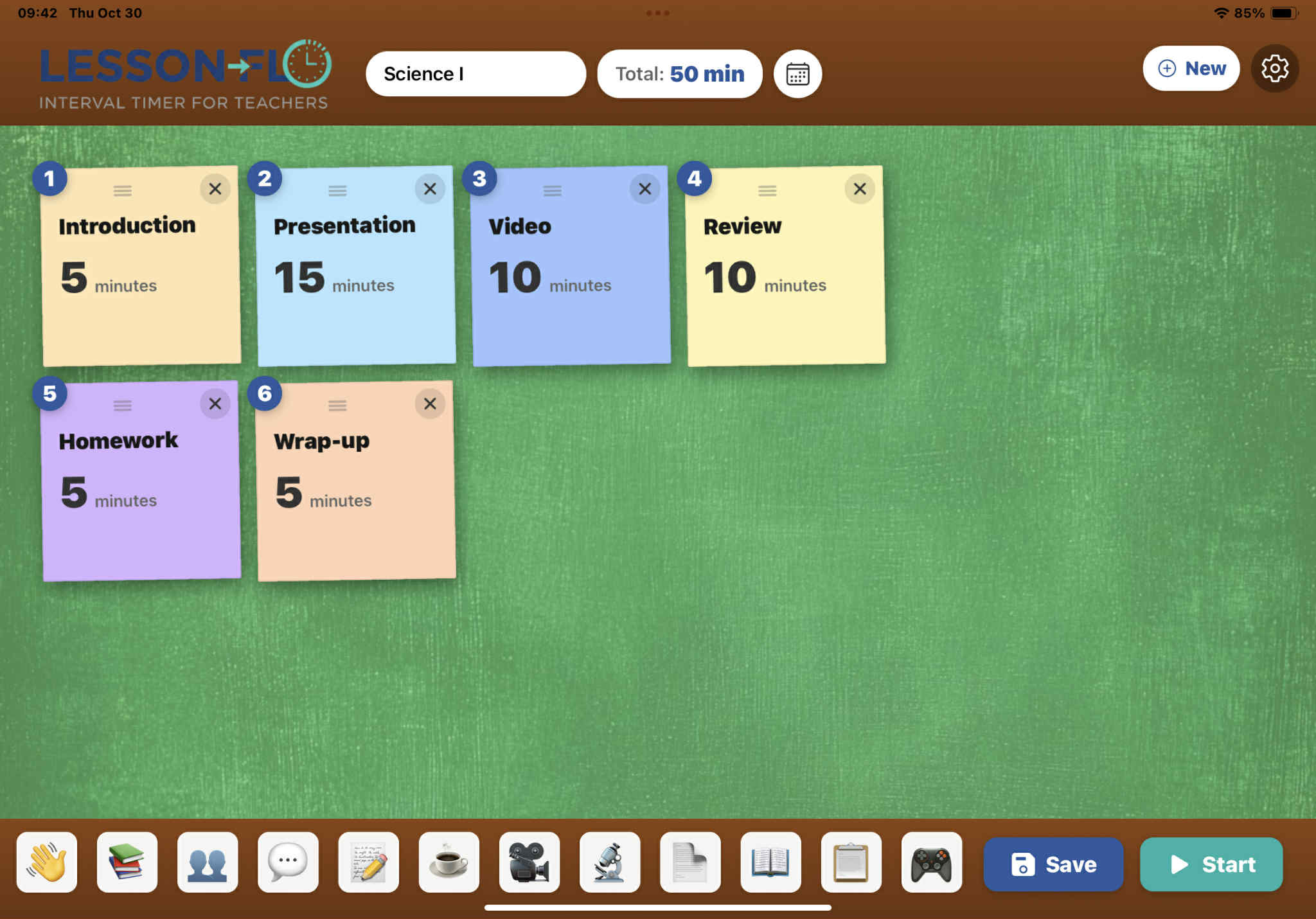 Plan Your Lesson - Tablet
